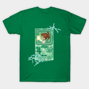 Anime Handheld Pixel Art T-Shirt